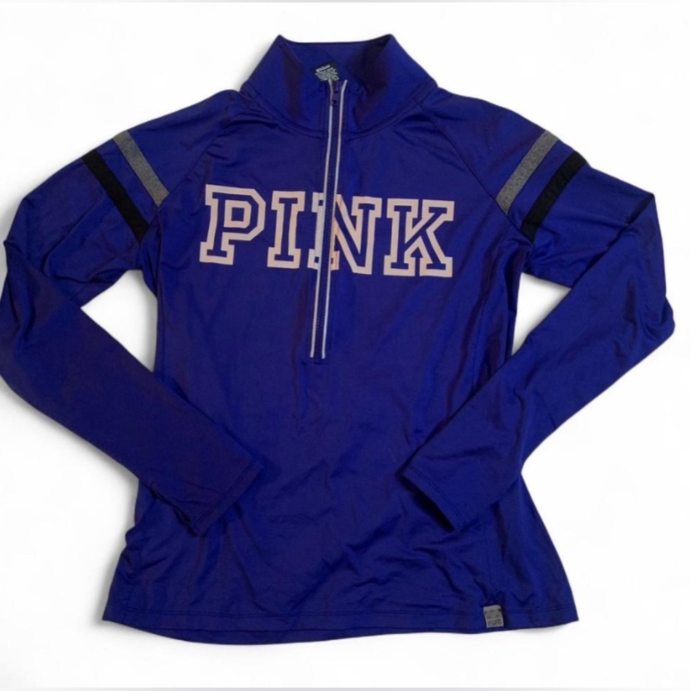 Victoria's Secret PINK Quarter-Zip Pullover size Large